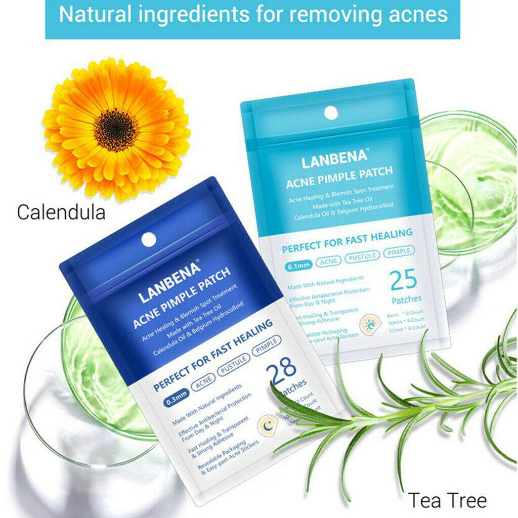 53 Pieces Hydrocolloid Acne Stickers Transparent Facial Spot Face Skin Care