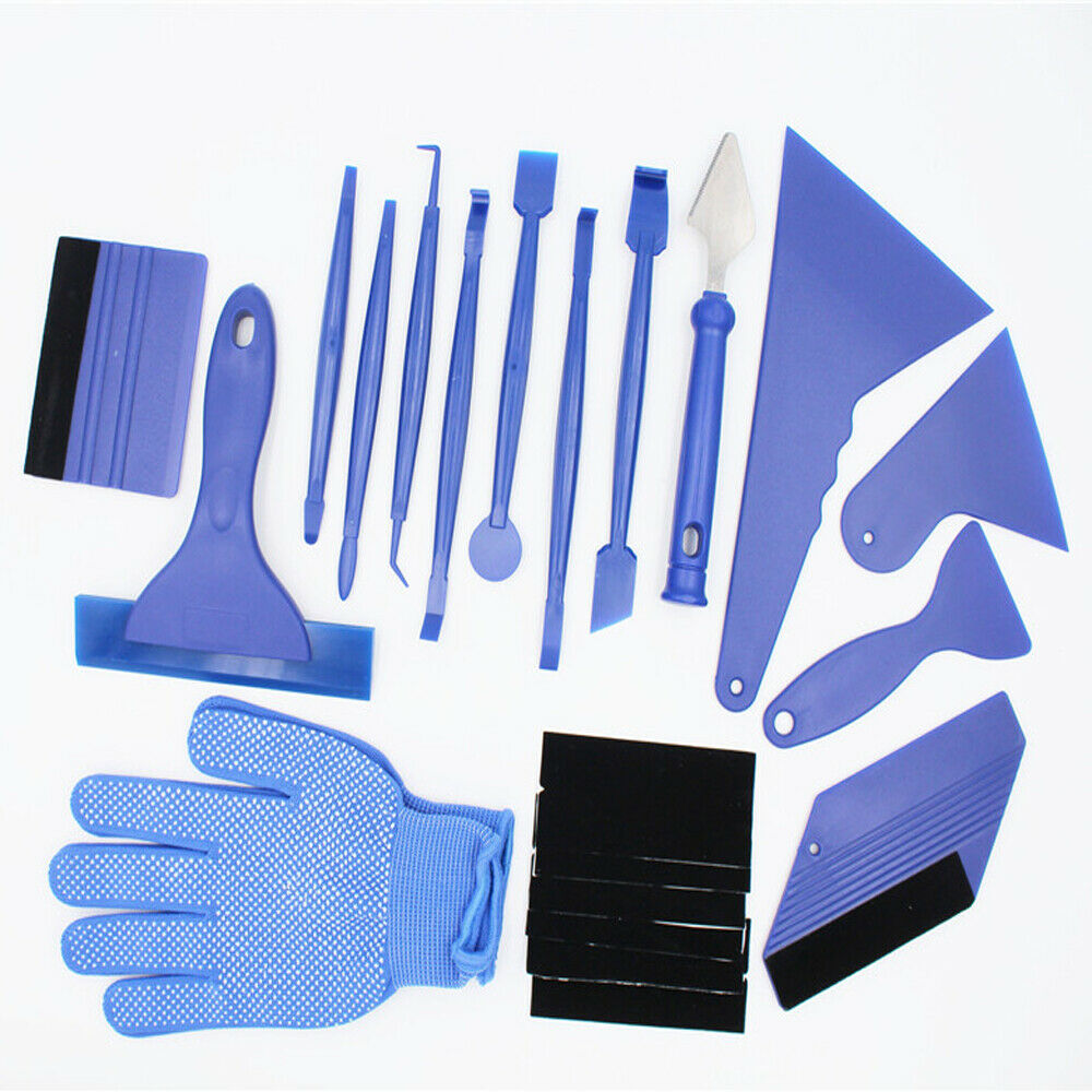 21x Car Window Paper Film Stickers Cutting Squeegee Tool Kit Auto Accessories