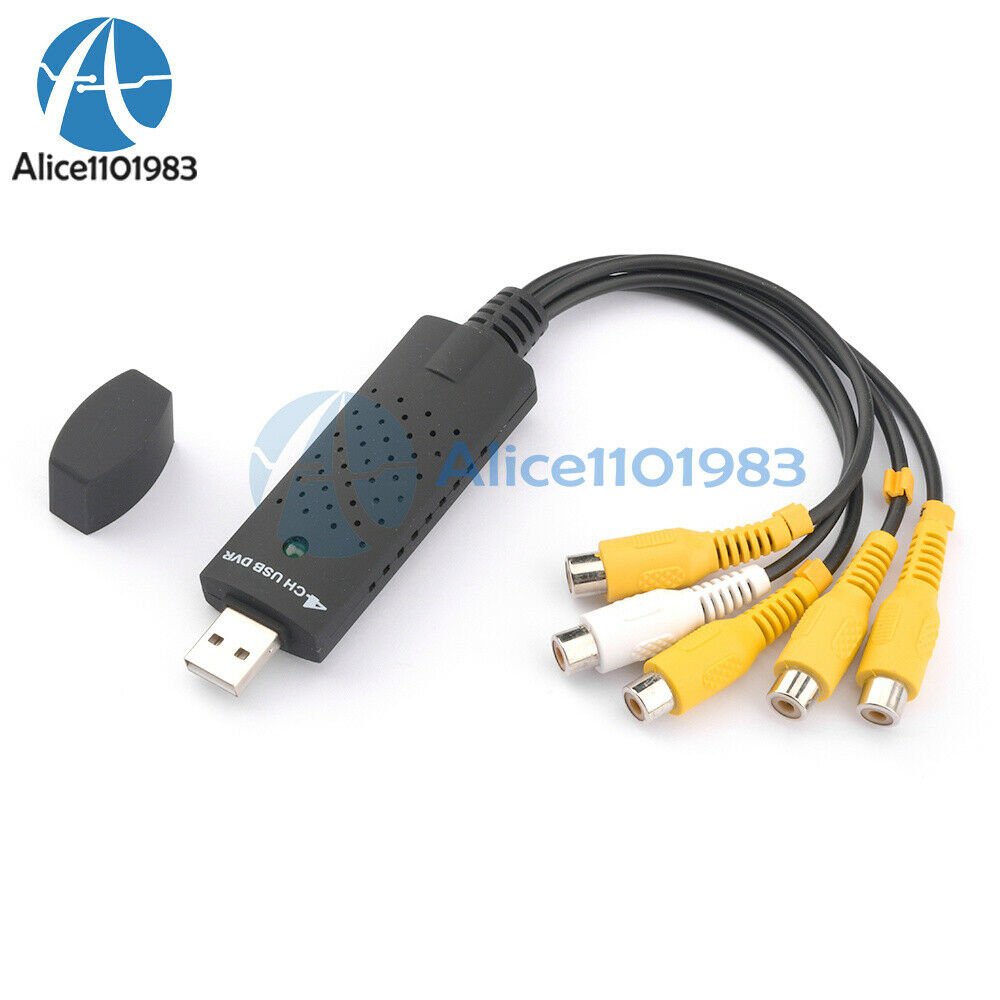 4 Channel Usb 2.0 Audio Capture Adapter For PC And Notebook Video Capture Stick