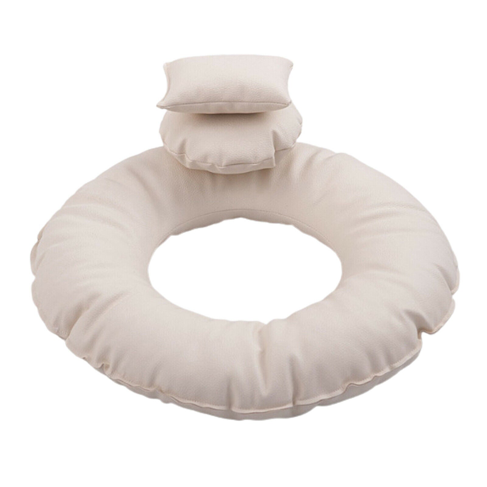 Baby Photography Prop Baby Posing Pillow Pad for Pictures Studio Shoot Beige