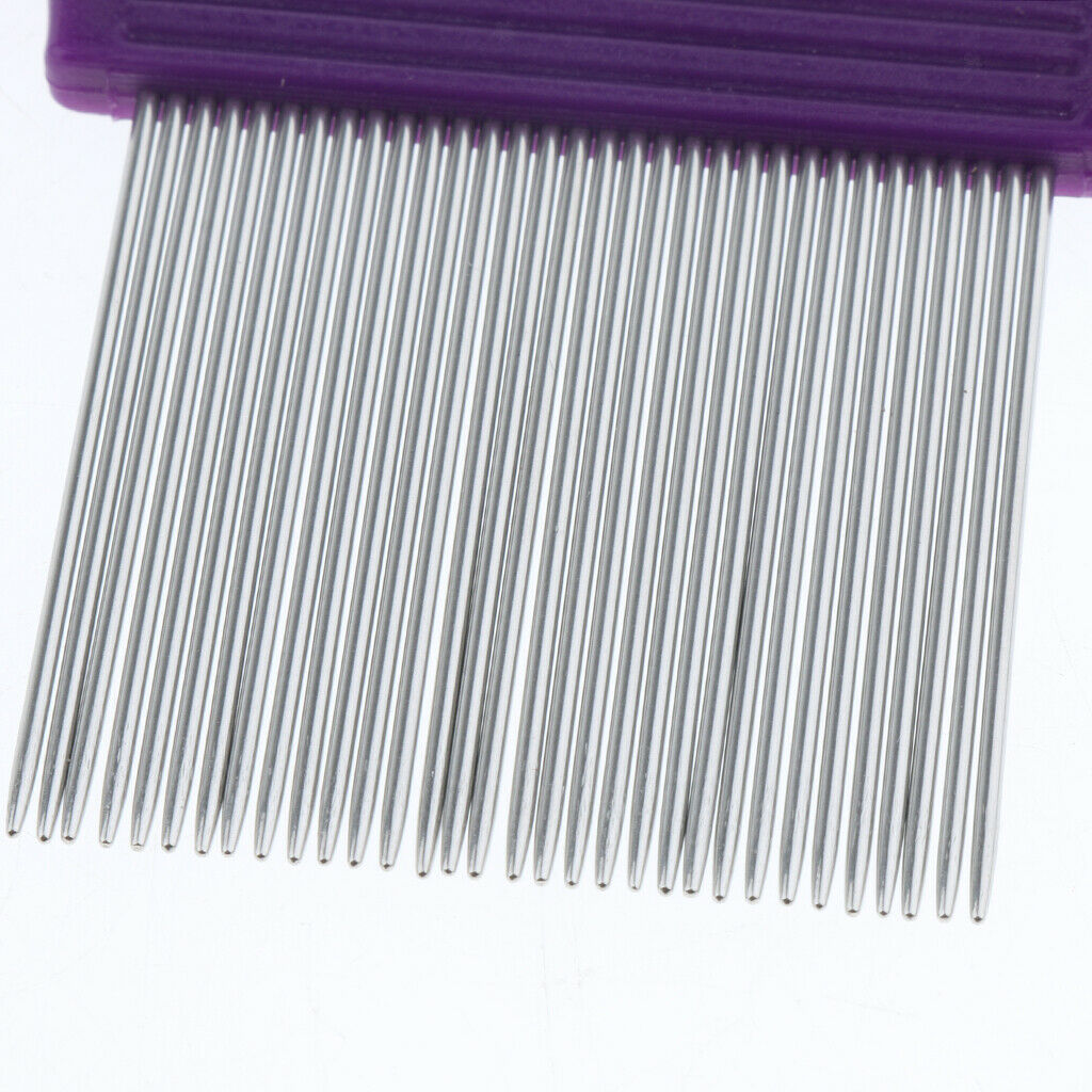 3Pcs Stainless Flea Fine Toothed Cleaning Comb Pet Cat Puppy Hair Brush Pet