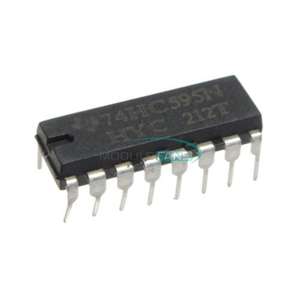 100PCS 74HC595 SN74HC595N 8-Bit Shift Register DIP-16 IC