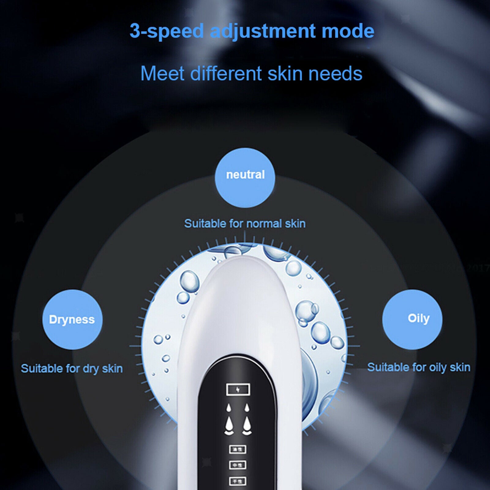 Small Bubble Electric Blackhead Remover Vacuum Cleaner Facial Skin Care