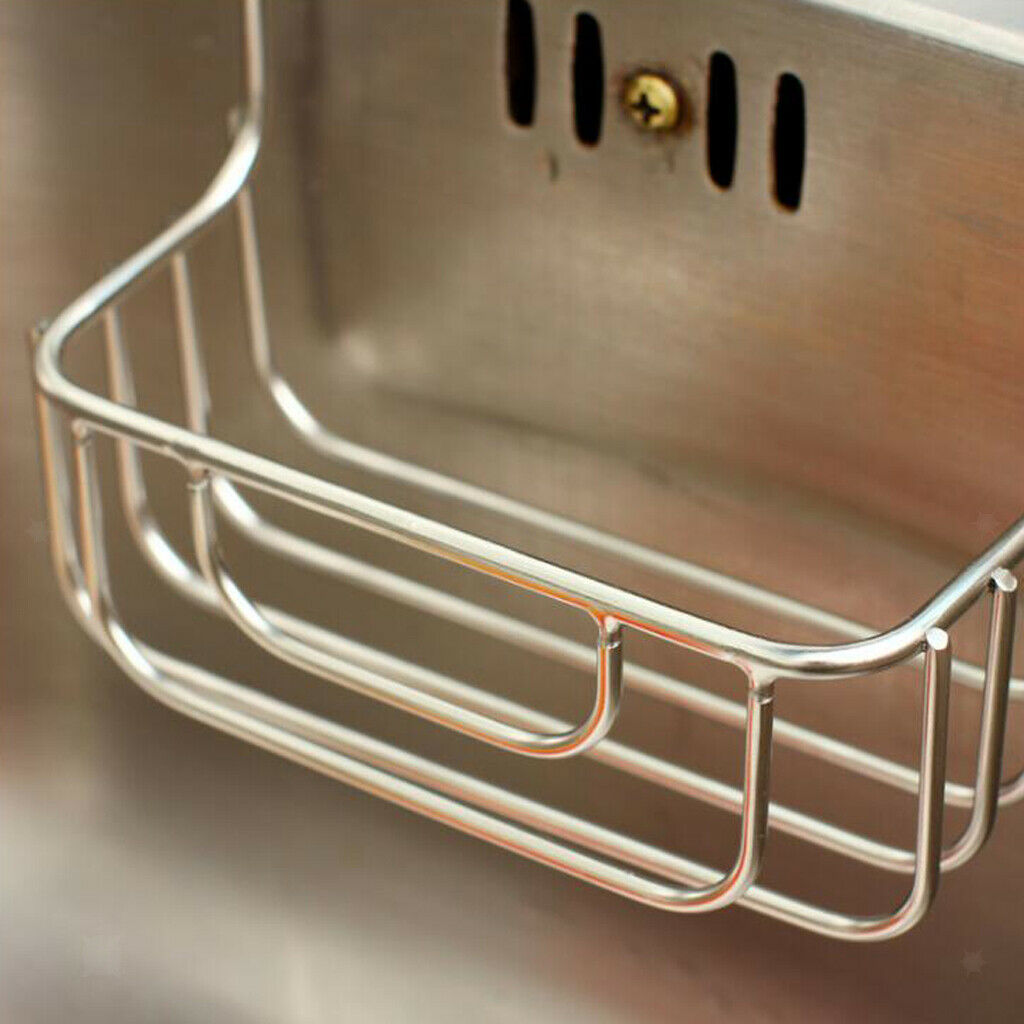 Stainless Sponge Holder Sink Caddy Soap Holder for Kitchen Organization