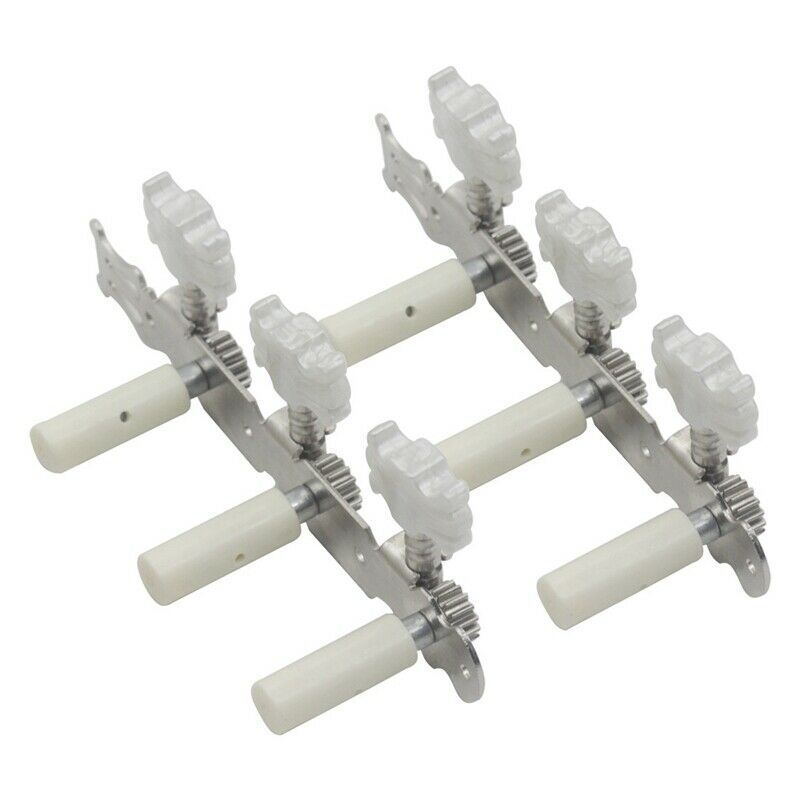 Y-06 Guitar Knobs Guitar Tuner White Head Metal Guitar Knob Acoustic Guitar U1I3