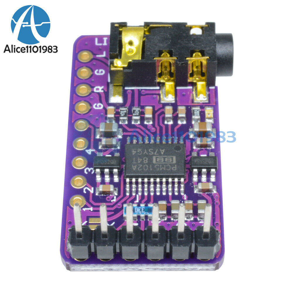 PCM5102 DAC Decoder GY-PCM5102 I2S Player Module Interface I2S for Raspberry Pi