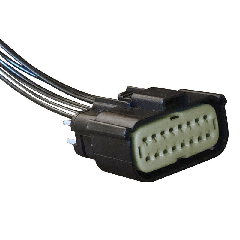 16 Pin 7-Wire LED Headlight Connector Pigtail Harness Fit For Ford F-150 2015-17