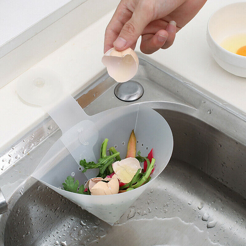 Kitchen Drain Sink Strainer Filter Food Catcher Foldable Anti-Blocking DSEBD