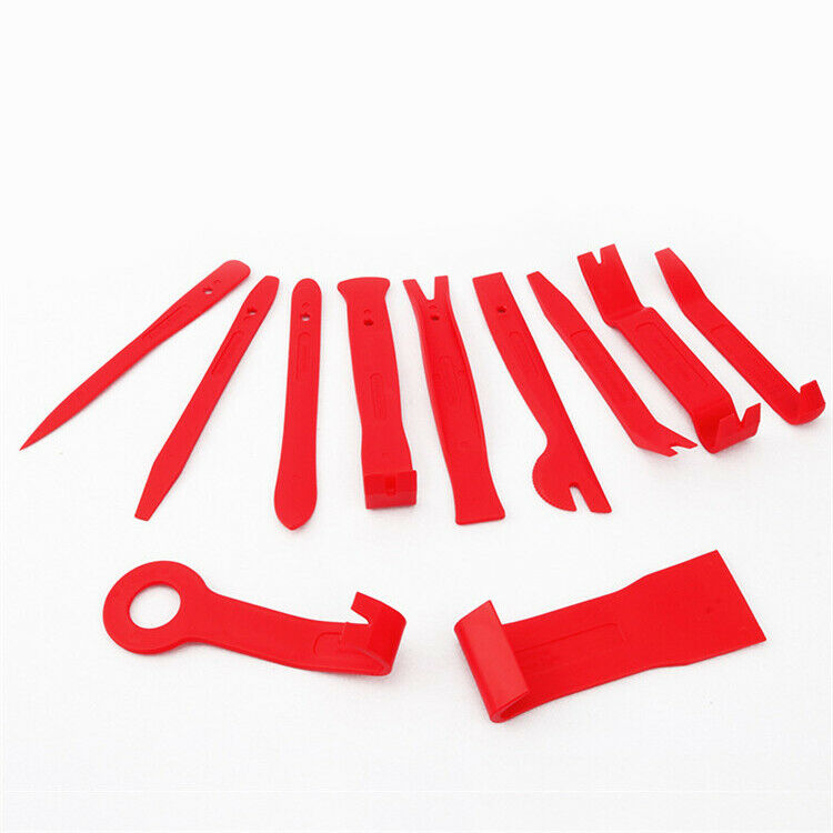 23PCS Car Interior Door Panel Dash Trim Removal Hand Tool Pry Bar Clip Kit w/Bag