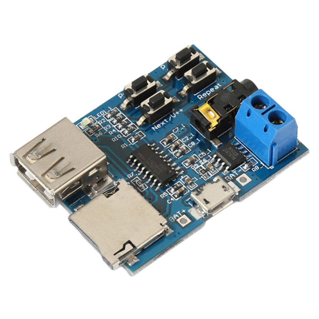 MP3 USB Flash Drive Micro SD TF Card Decoding Amplifier Decoder Board DIY