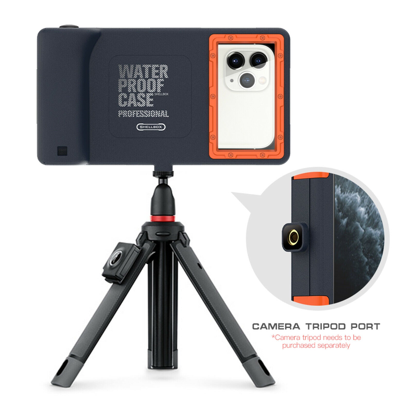 Surfing Diving Phone Case Cover 15M Depth Photography Housing For   6s