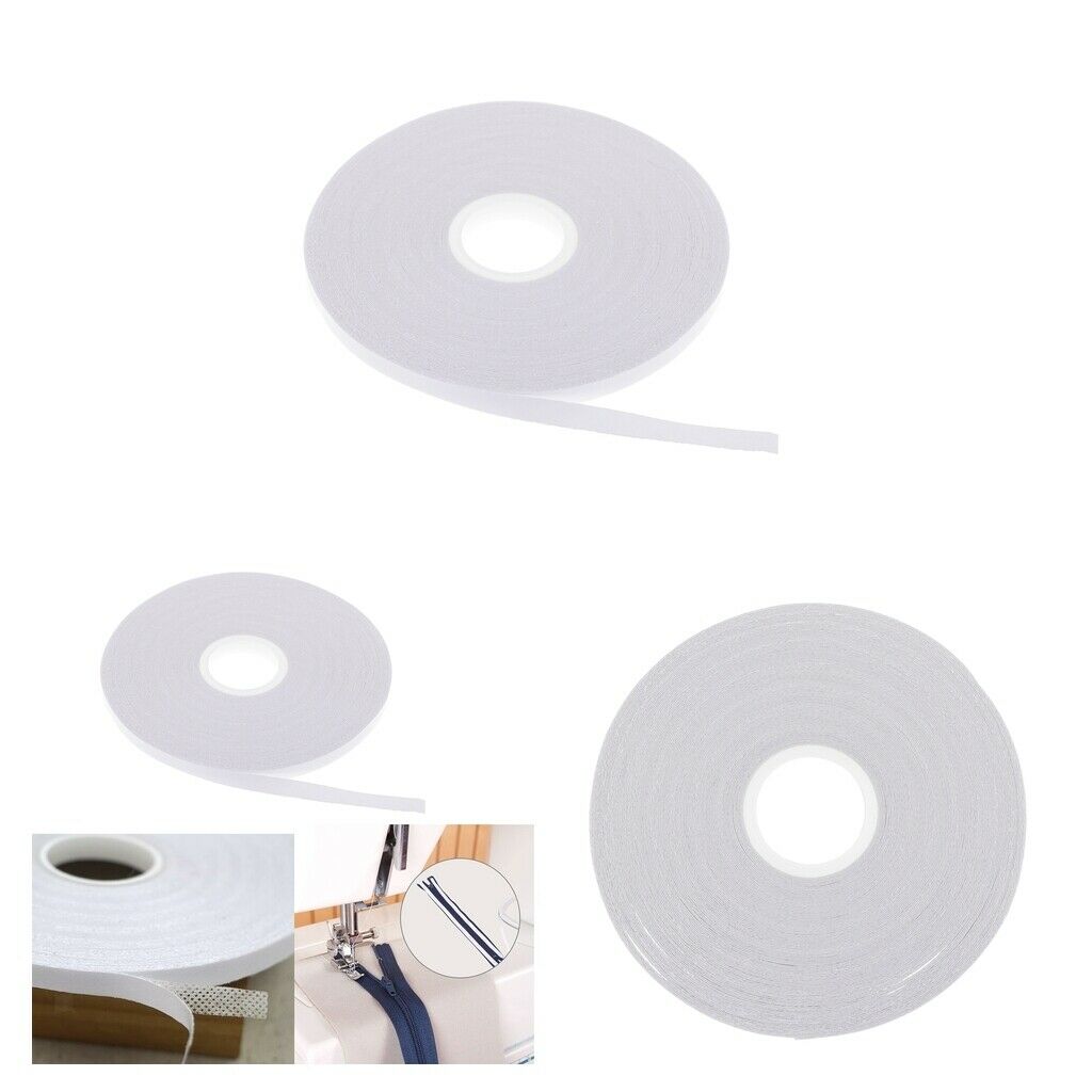20 Meters White Sewing Double Sided Adhesive Tape Sew Hem Adhesive Tape