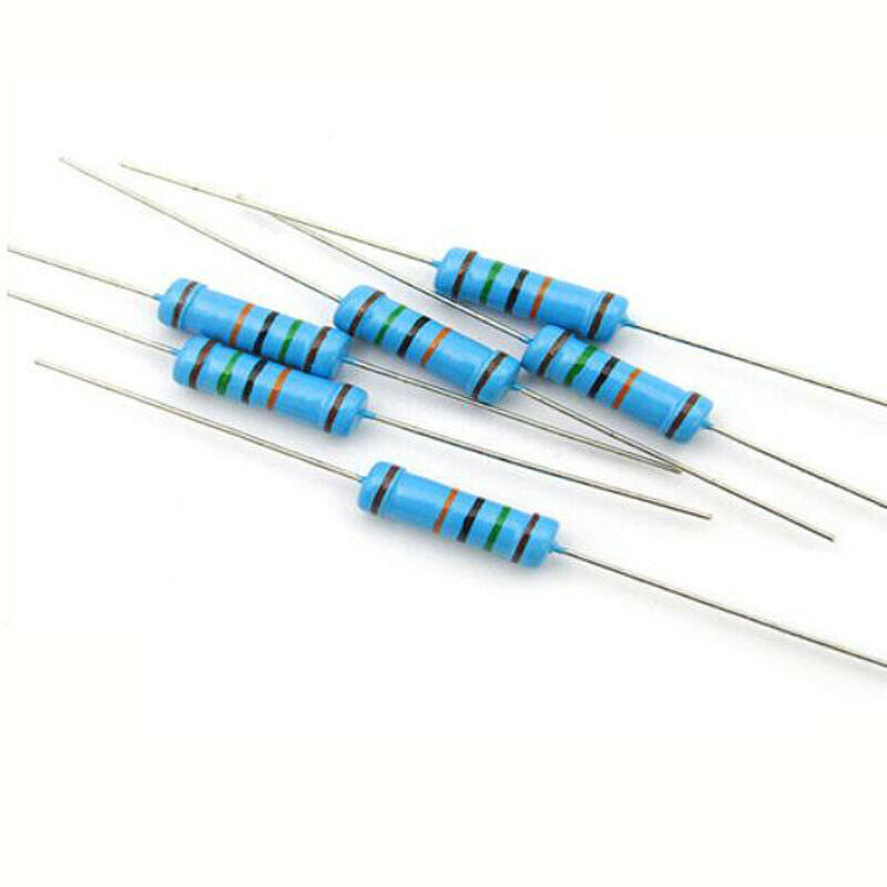 240pc 5% 1/4W Watt Metal Film Resistor Resistance 4.7K - 68K Ohm/Ω 24 Assort Kit