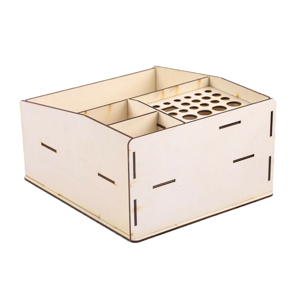 Wooden Paint Pigment Ink Bottle Paints Moduler Tool Storage Holder Organizer