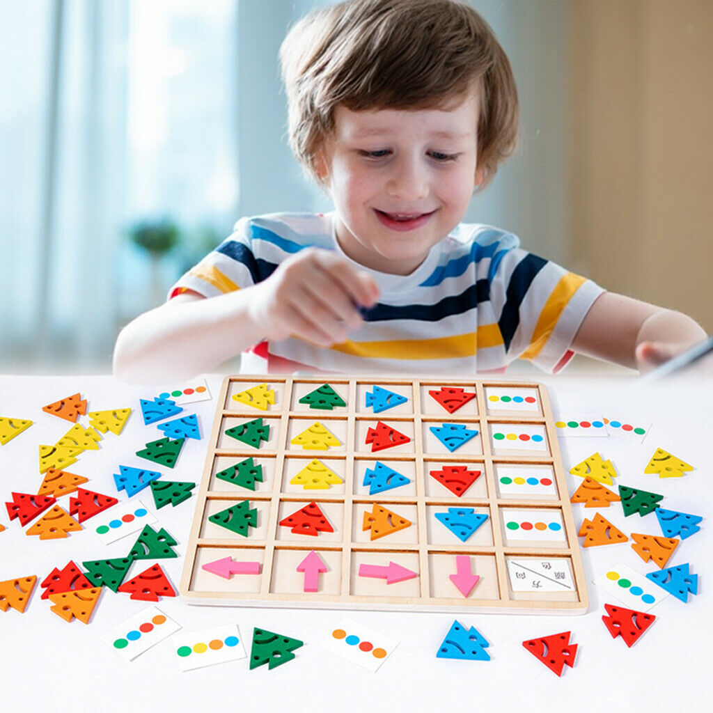 Matching Game Toys Brain Teaser Children Learning Fine Motor Skill Gift