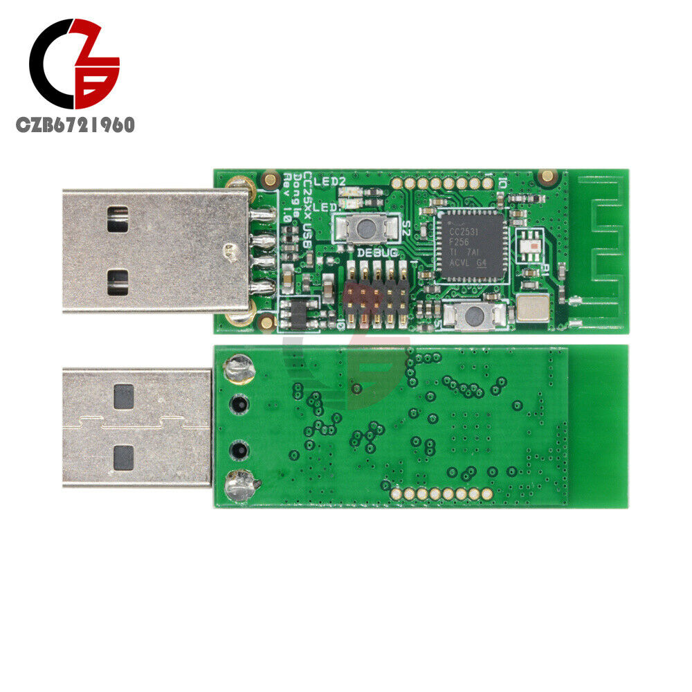 5PCS CC2531 Wireless USB Interface Sniffer Bare Protocol Analyzer Dongle Module