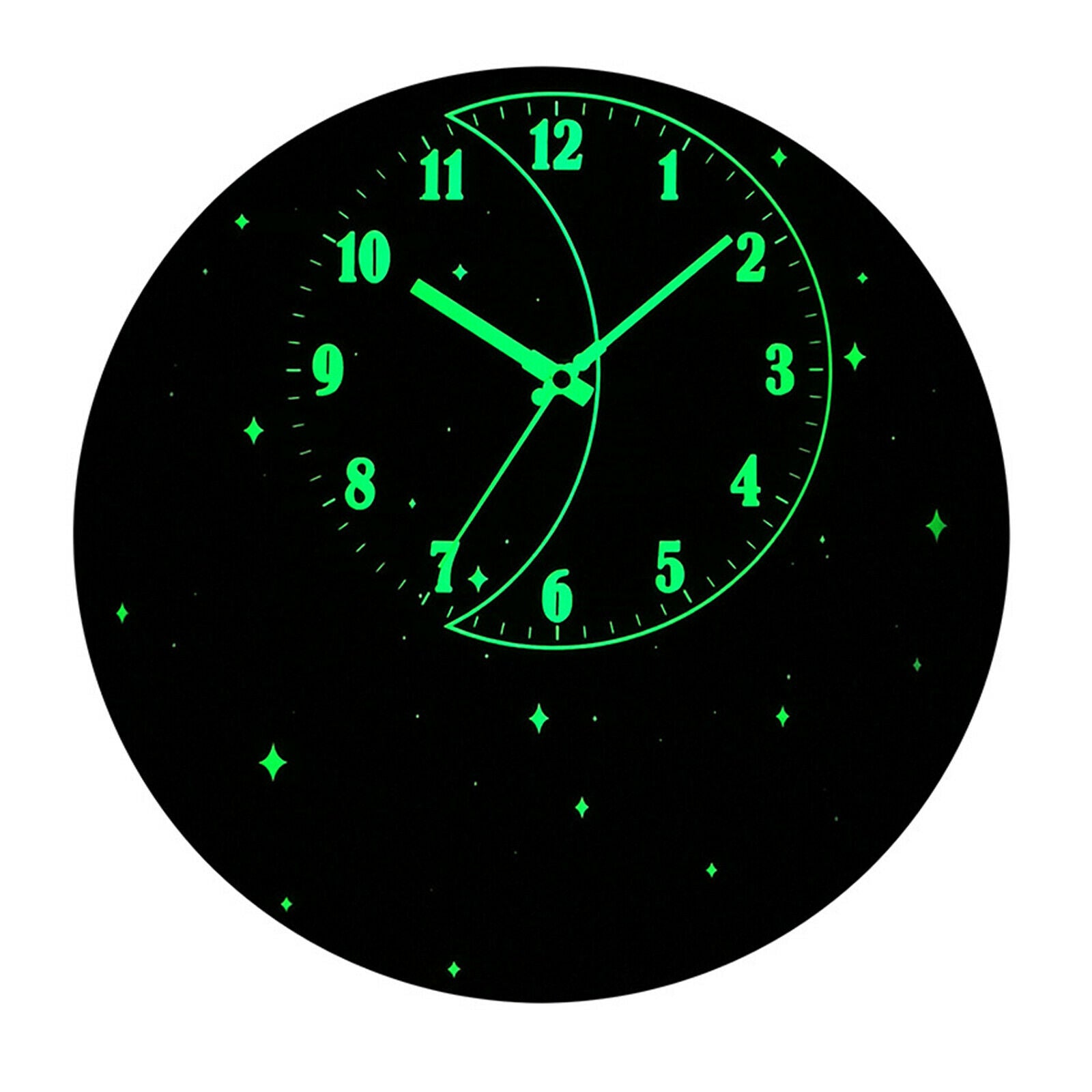 Luminous Wall Clock Excellent Accurate Sweep Movement for Bathroom Office