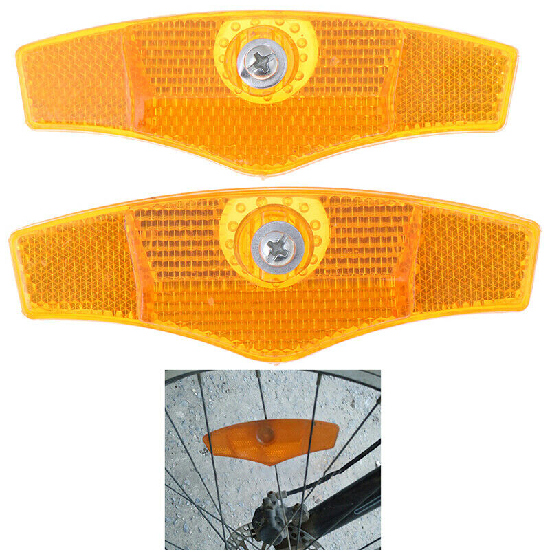 2pcs Bicycle Wheel Reflector Panel Bike Safety Spoke Reflective War DD