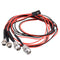 4 LED Headlight Taillight for 1/5 1/8 1/10 1/12 1/16 RC Car DIY Accessories 3mm