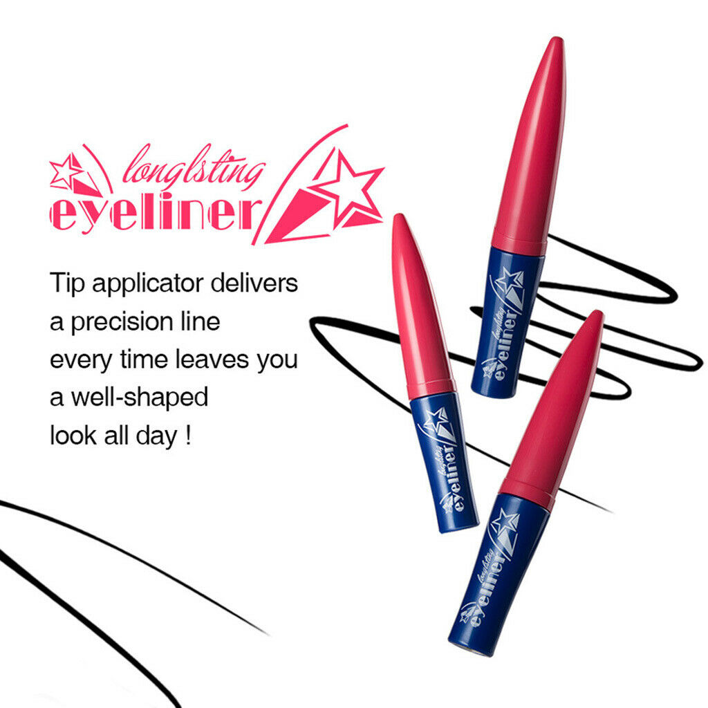 Black Eyeliner Long-Lasting, Fast Drying, Waterproof Professional Makeup