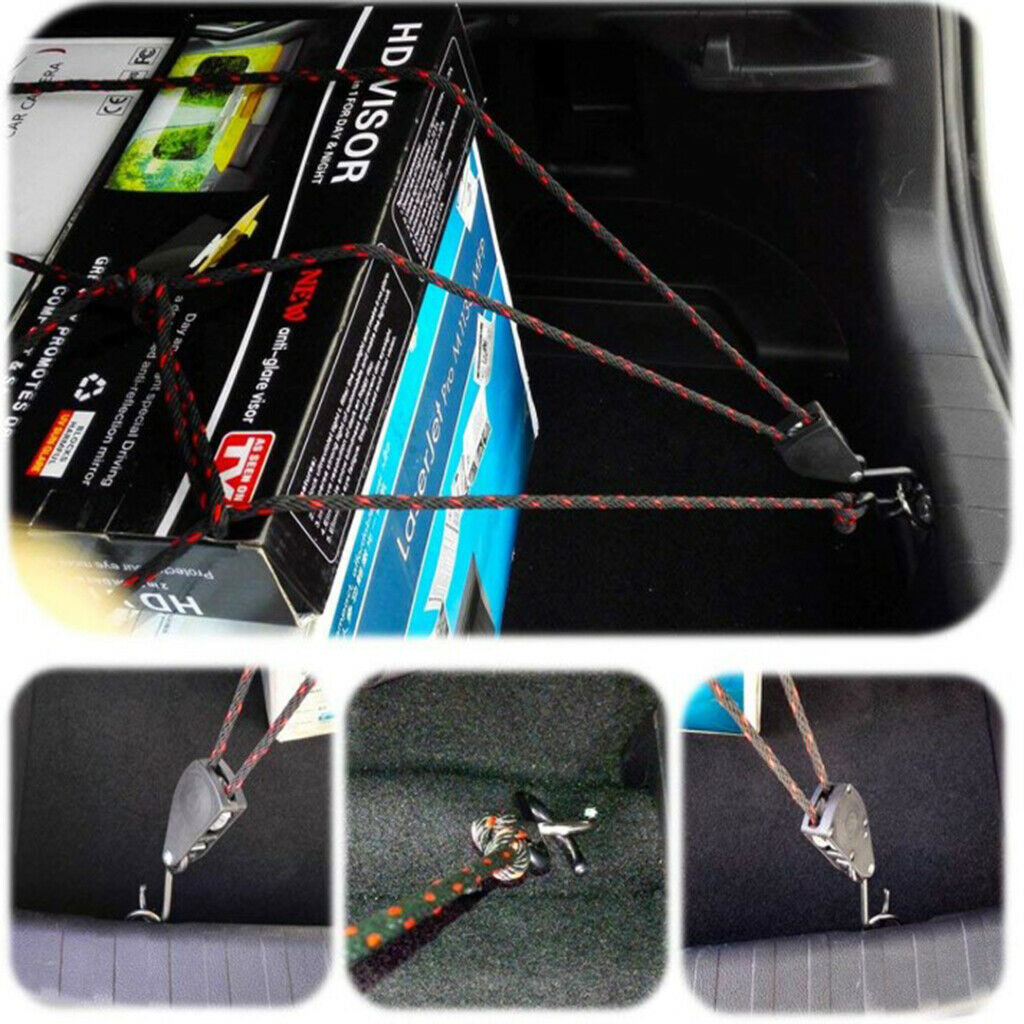 Durable Nylon Kayak Ratchet Car Tie Down Straps 8.2ft Roller Carrier Hooks