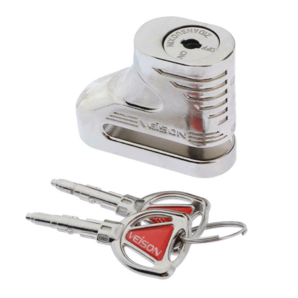 New DX3 Wheel Disc Brake Lock Warning Zinc-alloy Waterproof Motorcycles ATV