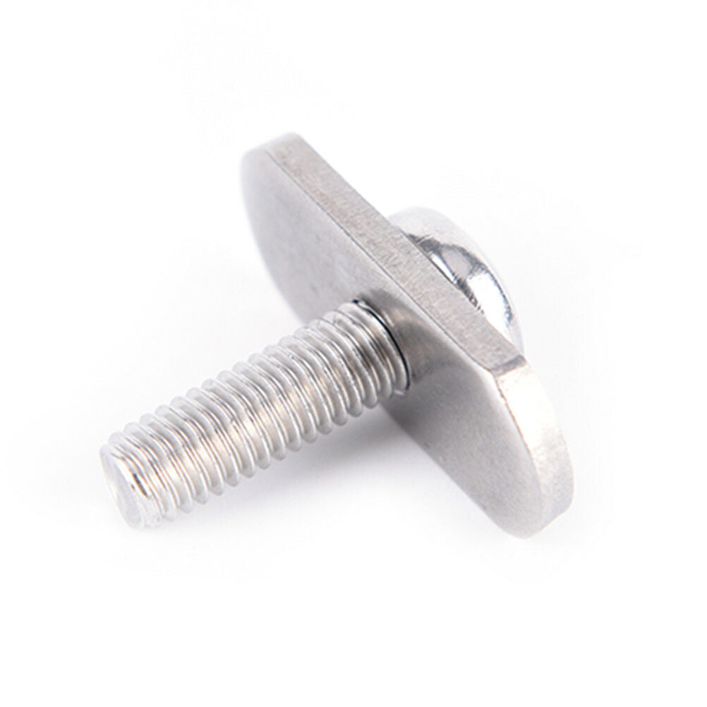 4 Sets Durable Stainless Steel Screws & Nuts Hardware for Kayak Track/ Raill Qx