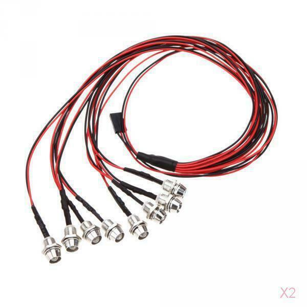 2 Sets 5mm LED Light Bulb Lamp for HSP RC Cars