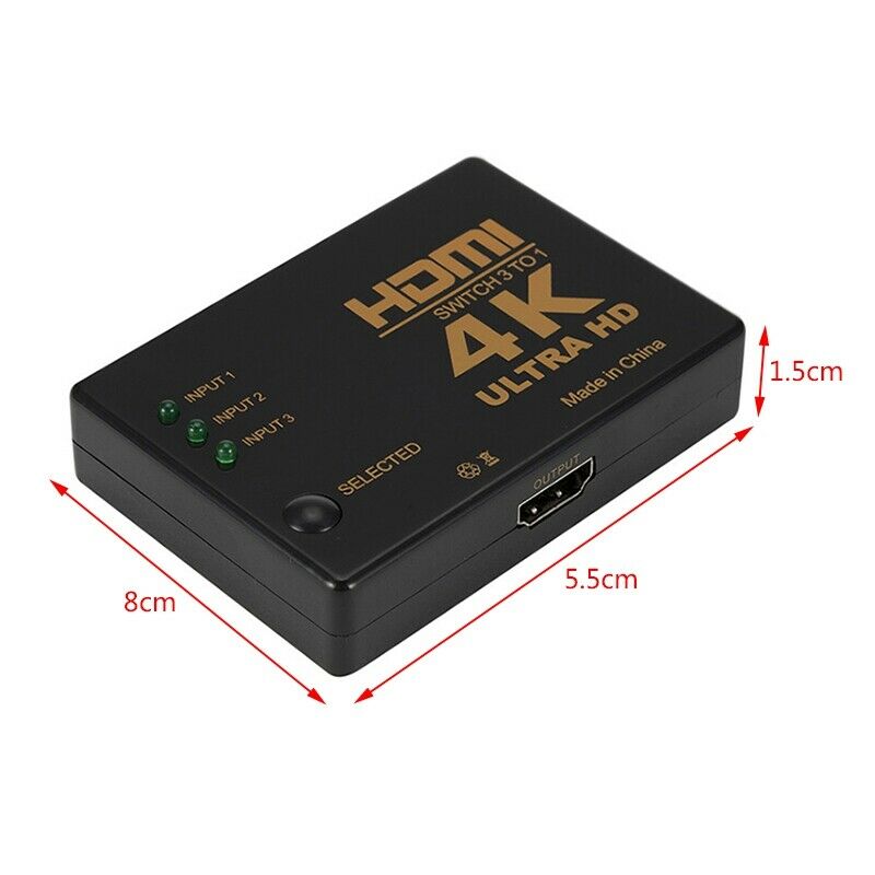 4Kx2K MI Switcher Three in One Out  Video Switcher Converter MI 3 in 1 Out SwiV6