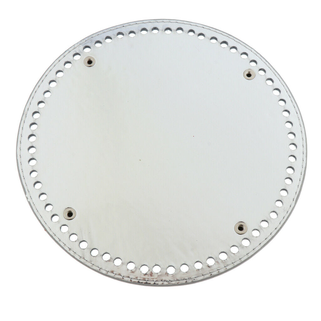 2x Tote Round Insert Bag Bottom Cushion Base Pad For DIY Bag Making 64 Holes
