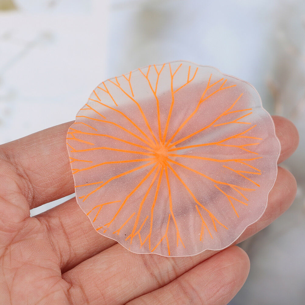 Aquariums accessory artificial coral reef glowing fish tank lotus leaf lum.l8