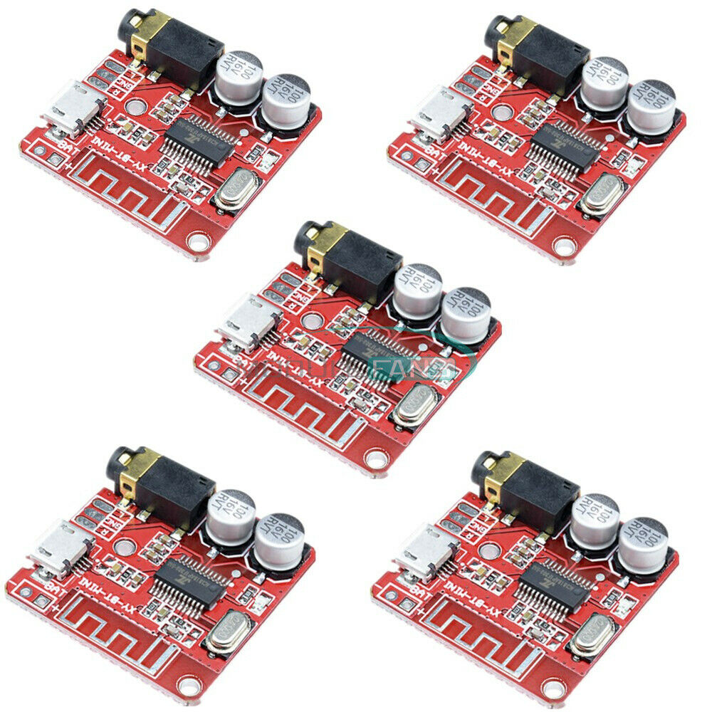 5PCS Mini USB Bluetooth 4.1 Audio Receiver Lossless MP3 Decoder Amplifier Board