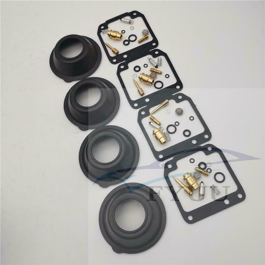 4set Carburetor Rebuild kit diaphragm Vacuum for YAMAHA XJ550 81-83 XJ 550