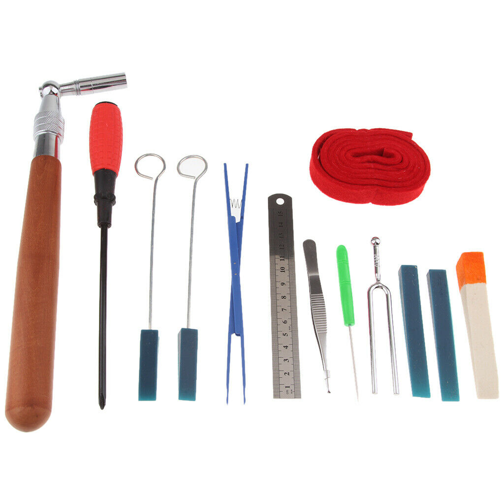 13 pieces piano tuning products piano keyboard instrument accessories
