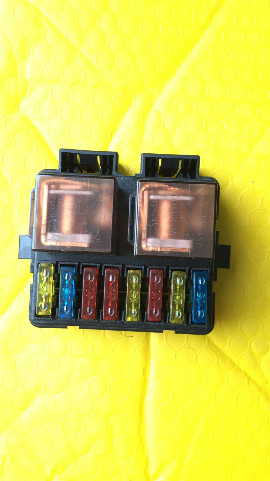 2Way Circuit Car Boat Auto Relay Blade Fuse Box Holder Kits Anti-vibration Cover