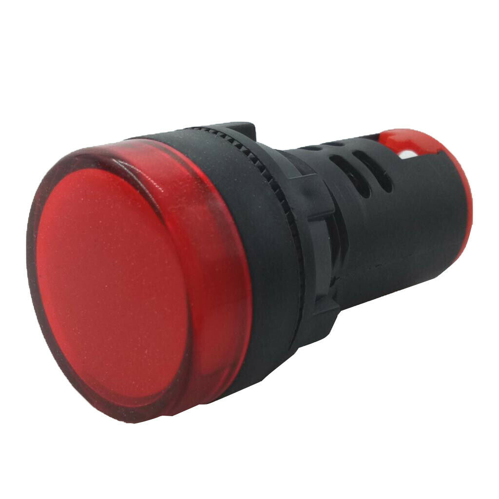 LED Industrial Signal Indicator Lamp Light AC 12V Red