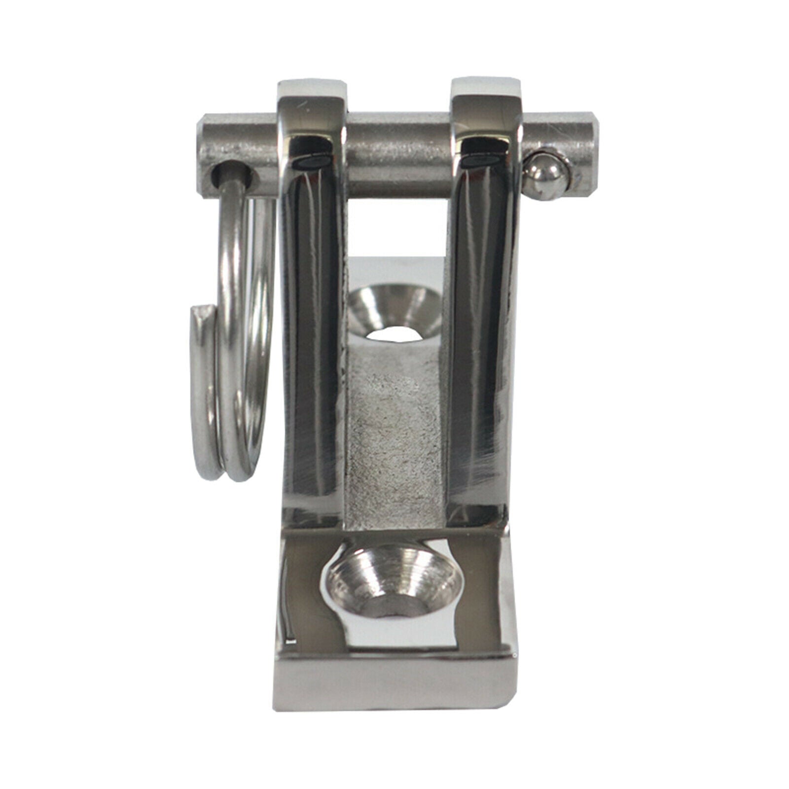 Bimini Top 90Â° Deck Hinge with Removable Pin, Stainless Steel Marine Boat Hinge
