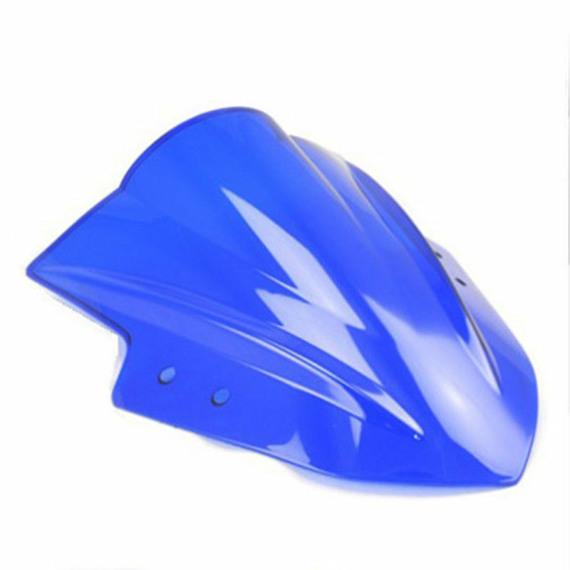 Blue Double Bubble Windshield  for Kawasaki Ninja 300 EX300R 300R 2013-2017
