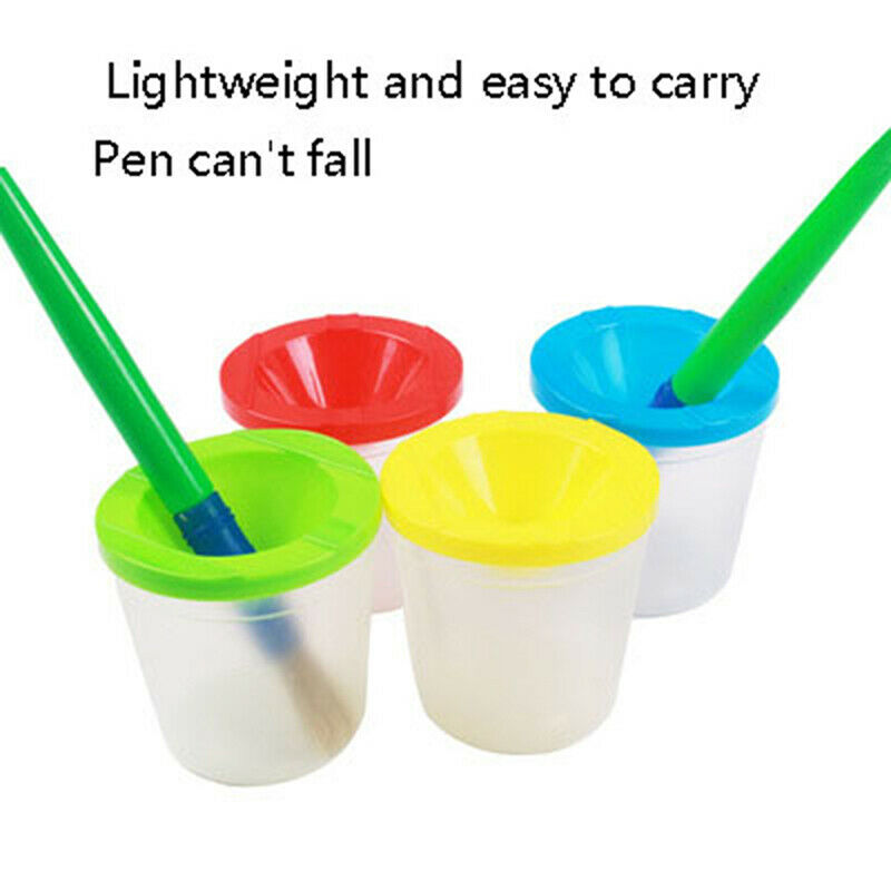 Anti-leakage DIY Children Washing Cup writing brush Cup Paint Cup Random Co JD
