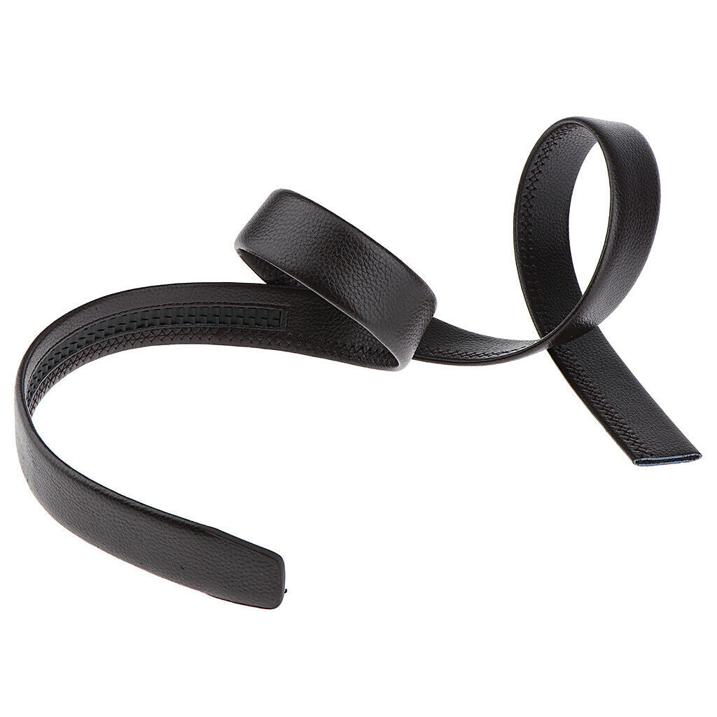 2 Pcs Black and Brown Belt Replacement Adjustable PU Leather Belt Straps for