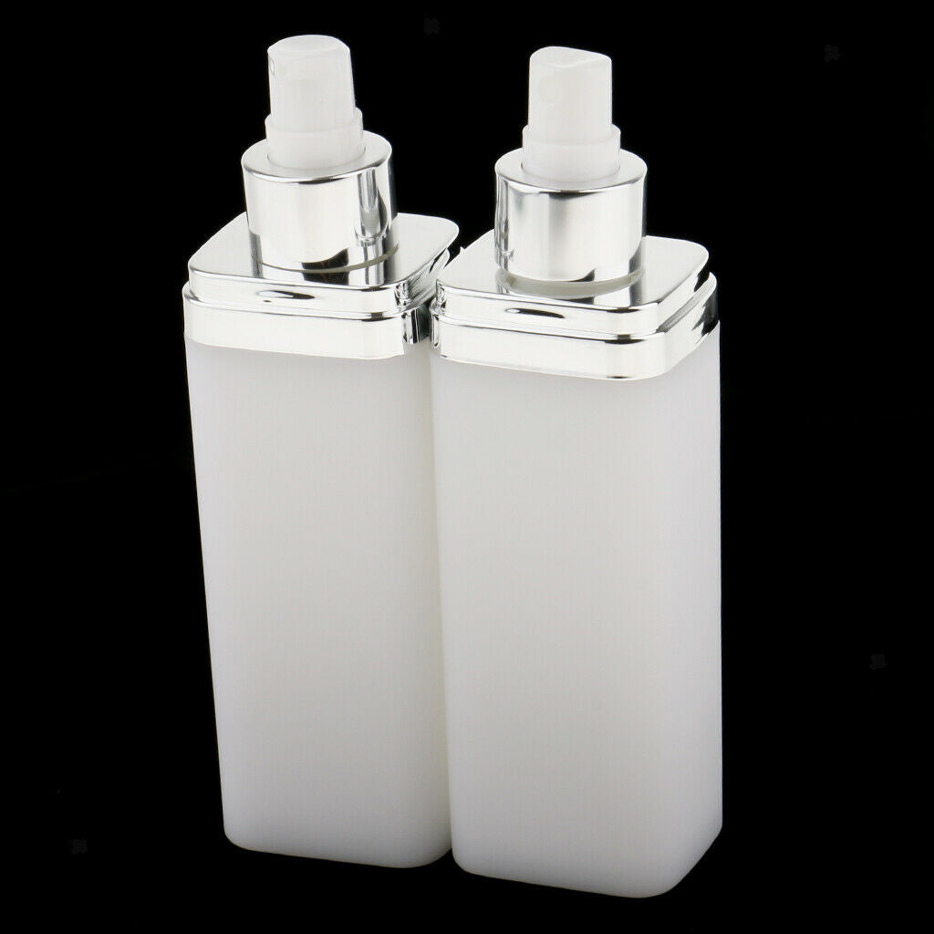 Empty Refillable Airless Lotion Pump Bottle + Perfume Sprayer Atomizer 120ml