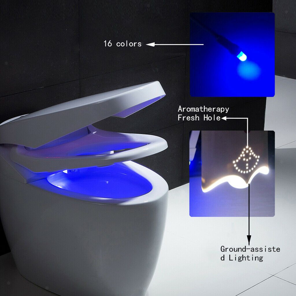 Rechargeable LED Night Light Motion Activated Lamp Home Bathroom Decoration