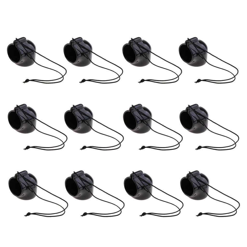 12Pcs Plastic Scuba Diving Tank Valve Cover Anti-corrosion Protect Plug
