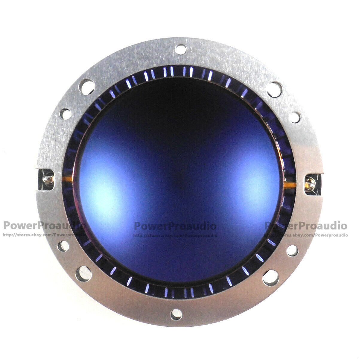 2pcs  Diaphragm for P Audio SD-75BF SD75BN Driver VC 76mm 8ohm Blue Titanium