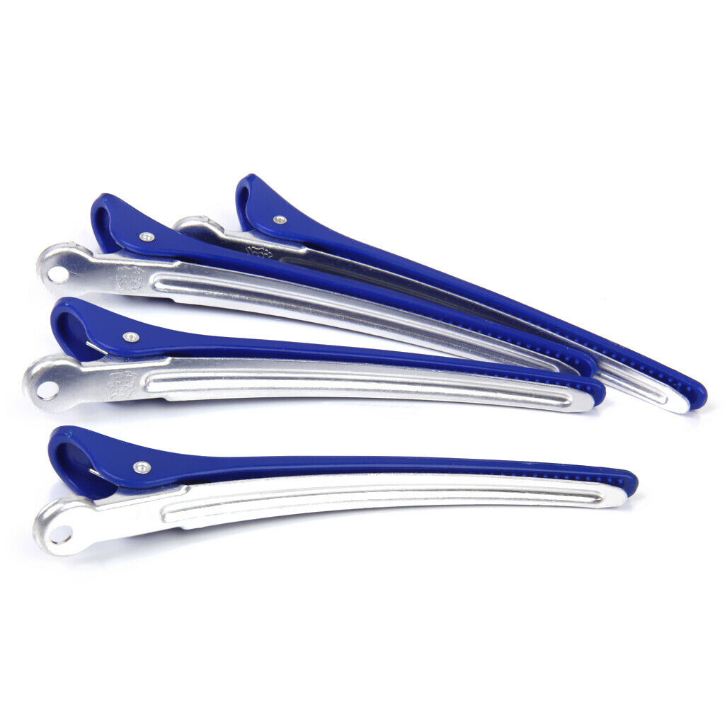12Pcs Barber Sectioning Clips DIY Duckbill Curling Clamps Pins for Women