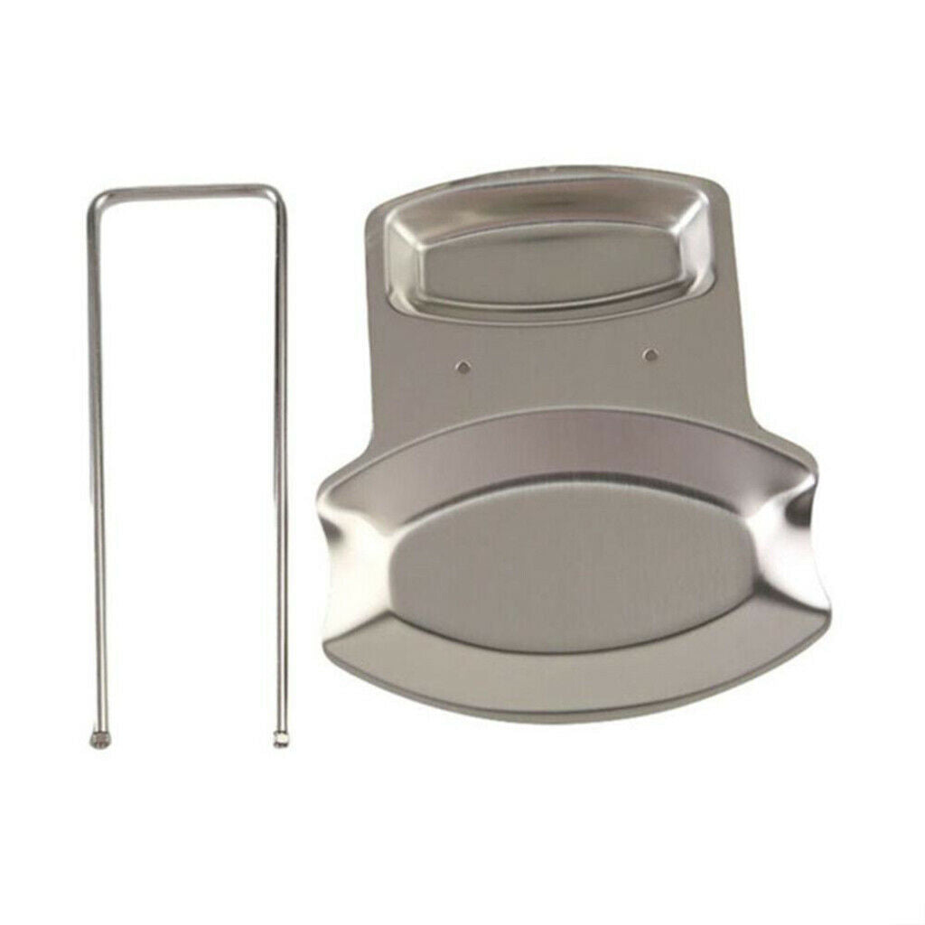 Steel Pot Pan Cover Lid Rack Stove Organizer Shelf Kitchen Tool Accessories