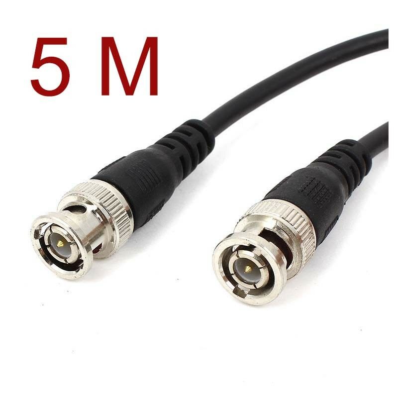 5M/15feet CCTV Video Camera DVR Male to Male BNC Connector Coaxial Cable