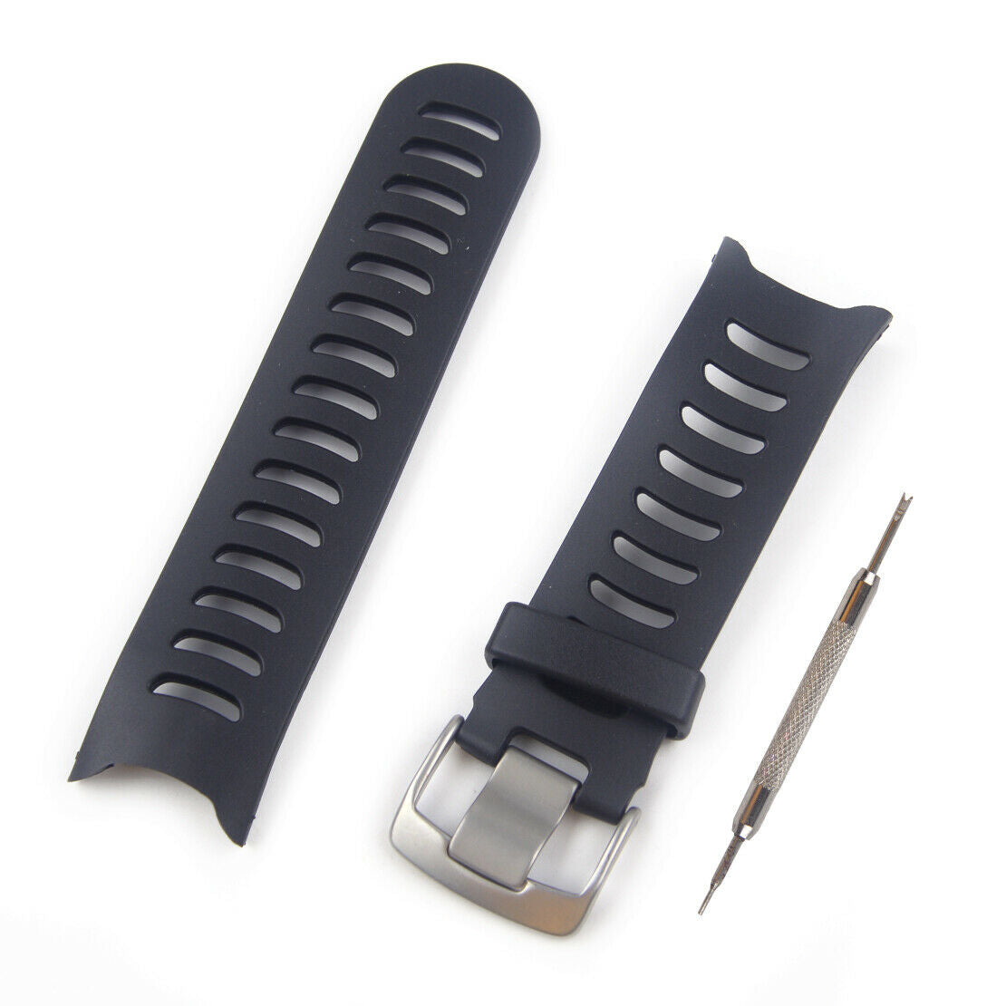 Black Wrist Watch Band Strap Tool 010-11251-05 Fit for Garmin Forerunner 610 Atn