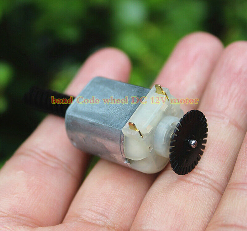 DC12V band Code wheel DC motor 130 micro motor DIY small permanent magnet motor