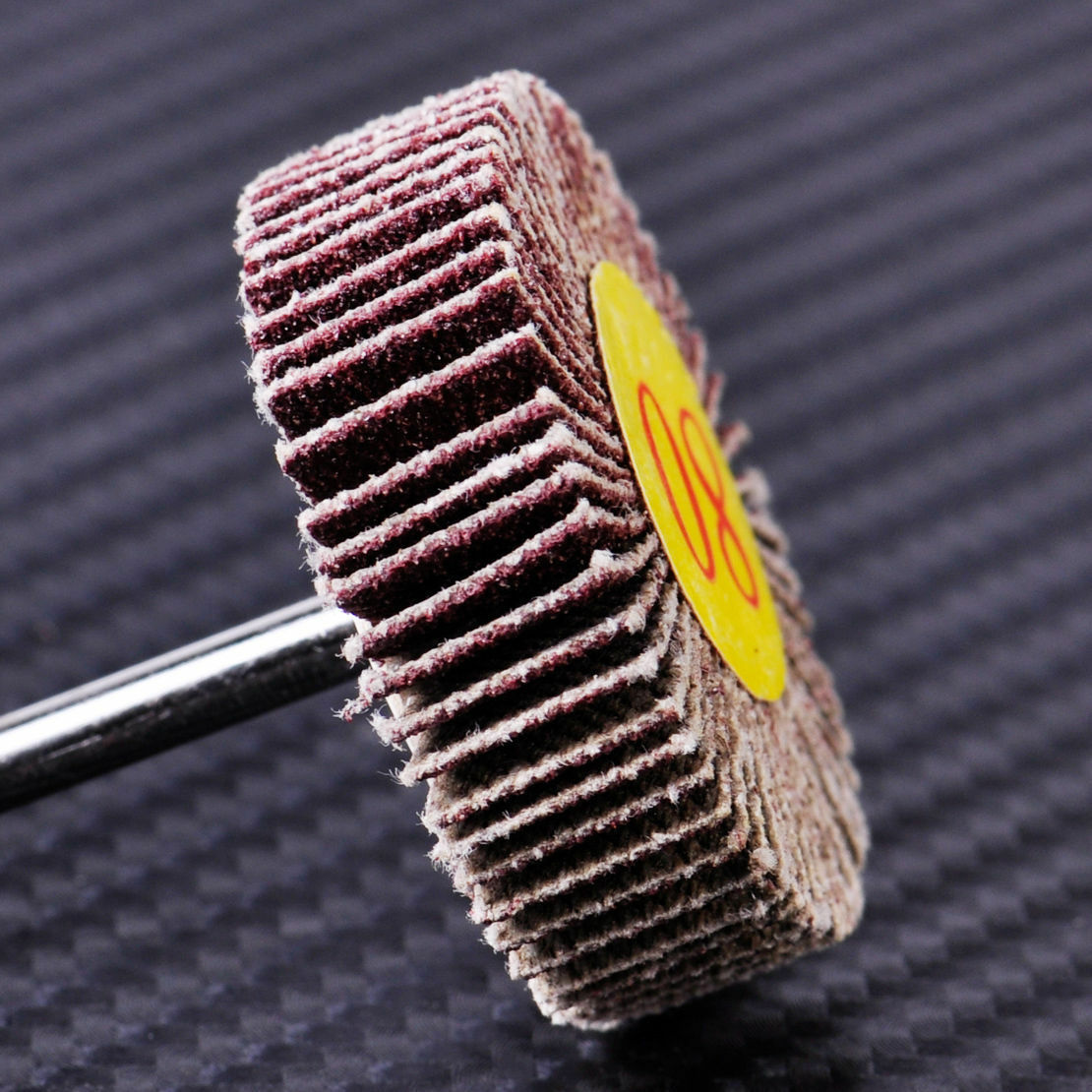 New 10x Sanding Sandpaper Flap Wheel Disc 80# Grit for Shank Rotary Tools
